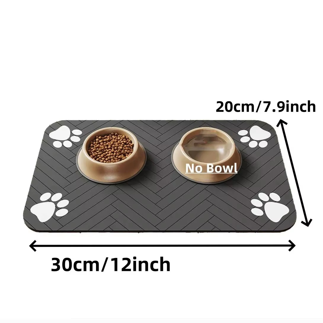 Beauhound Absorbent Feeding Mat placemat detail