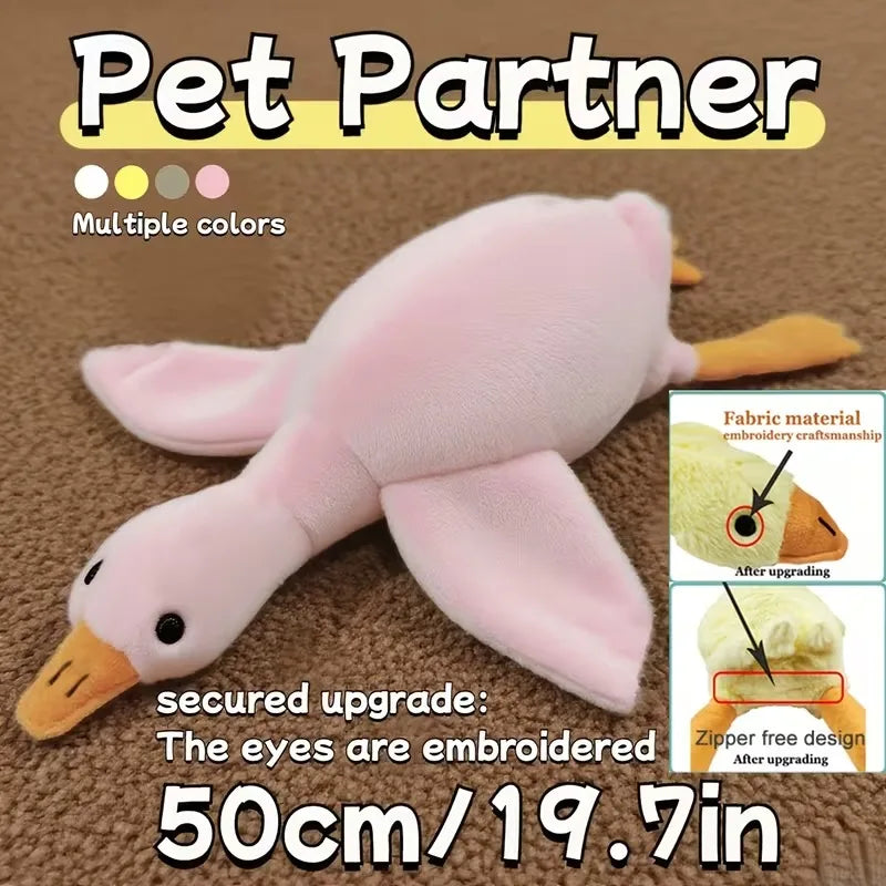 Beauhound Calming Cuddle Duck — soft anxiety-relief plush companion for dogs
