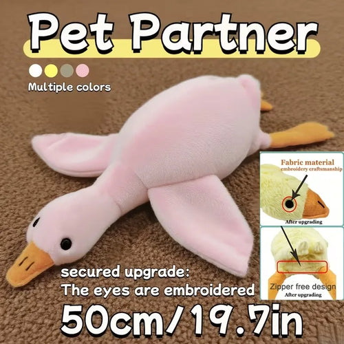 Beauhound Calming Cuddle Duck — soft anxiety-relief plush companion for dogs