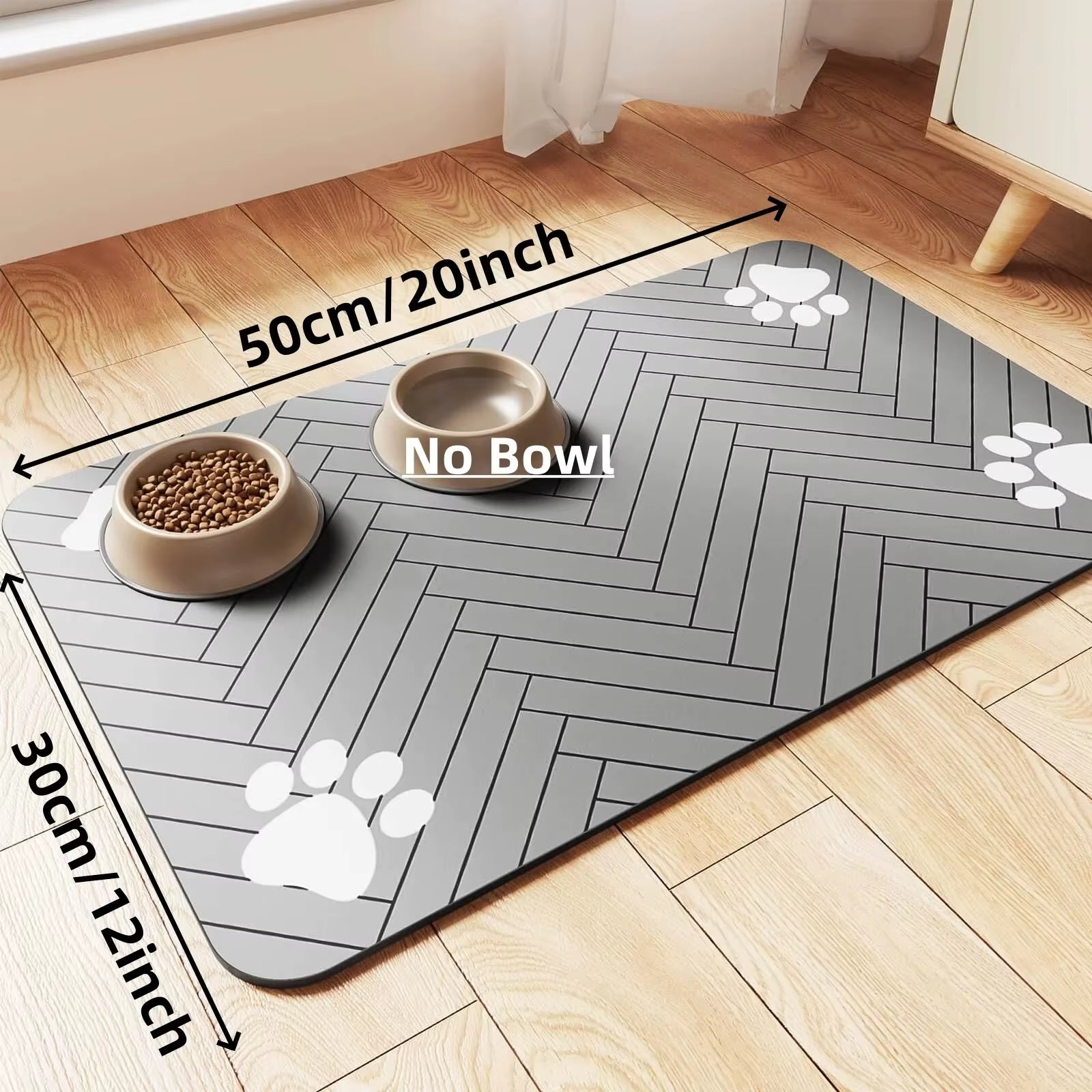 Beauhound Absorbent Feeding Mat for mealtime