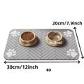 Beauhound Absorbent Feeding Mat — non-slip, quick-dry placemat for dog bowls
