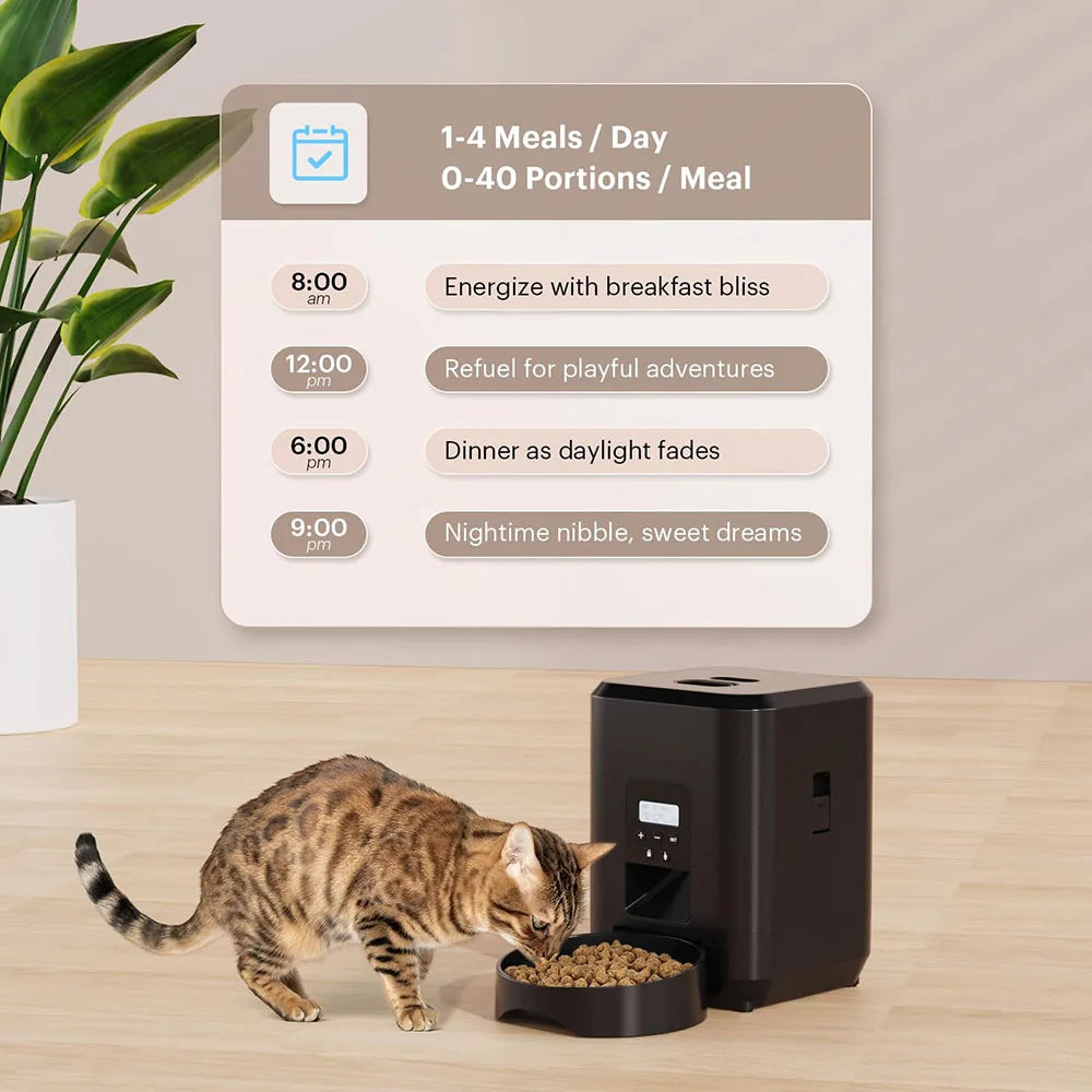 Beauhound Smart Automatic Pet Feeder button and Wi-Fi models