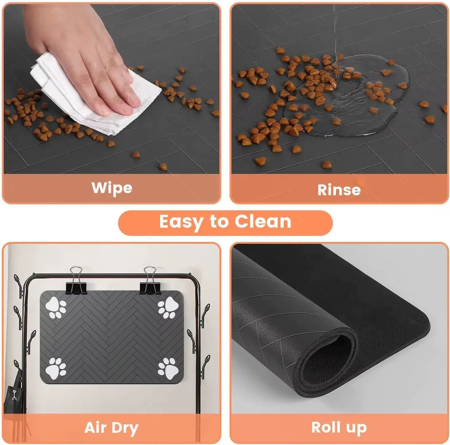 Beauhound Absorbent Feeding Mat size options