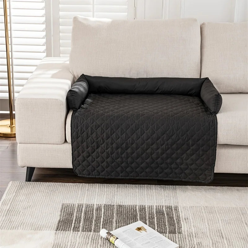 Beauhound Orthopedic Sofa Bed with a dog resting