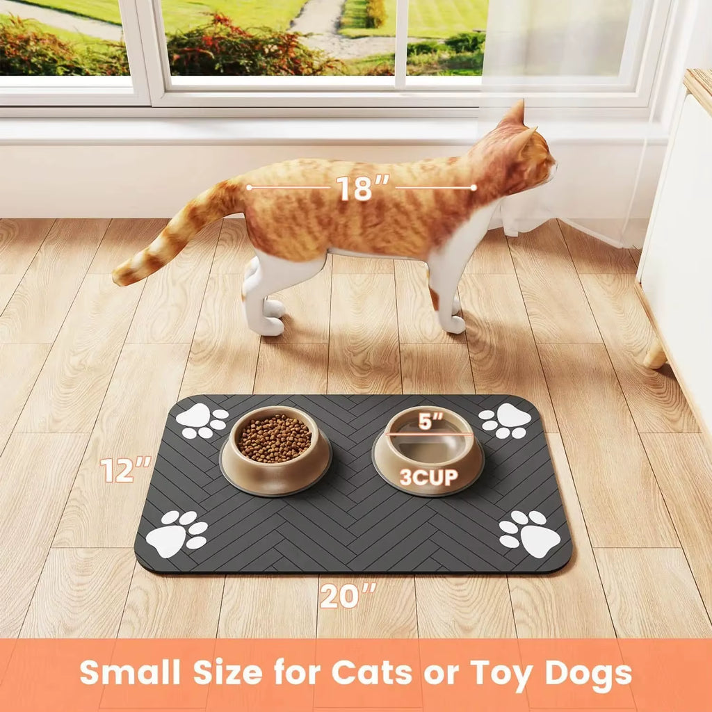 Beauhound Absorbent Feeding Mat easy to clean